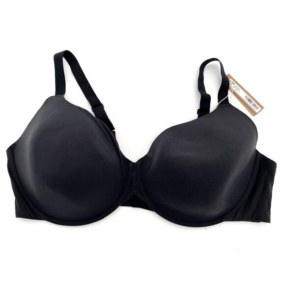 SKIMS Other - SKIMS Fits Everybody Underwire T-shirt Demi Bra Sz 44D Onyx BR-UWR-2294 NEW NWT
